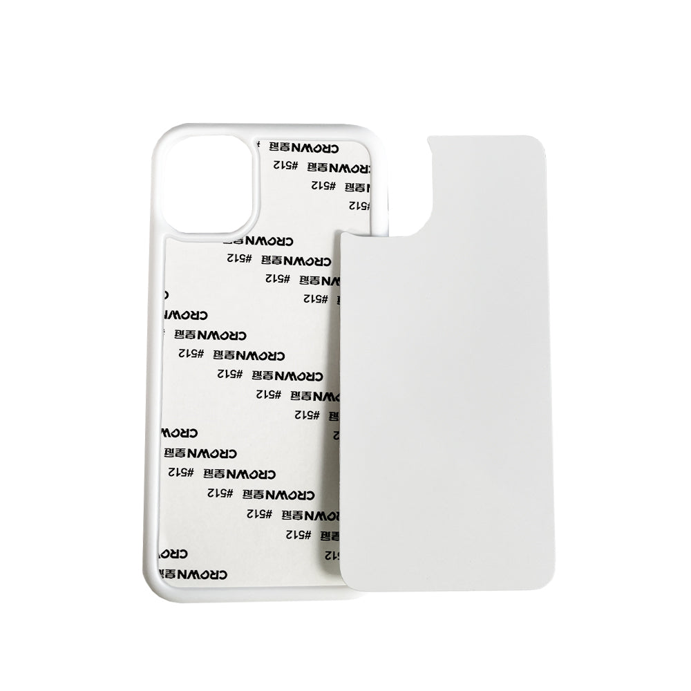 iPhone 11 Sublimation Phone Case - White Rubber